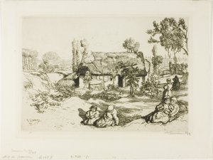 Nido de pobres de Louis Auguste Lepère