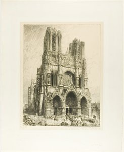 Catedral de Reims de Louis Auguste Lepère