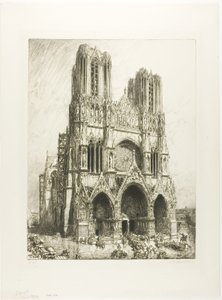 Catedral de Reims de Louis Auguste Lepère