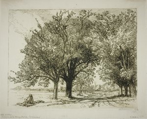 Camino del horno de ladrillos de Louis Auguste Lepère