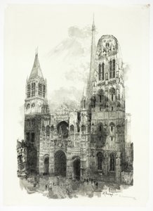 Catedral de Ruán de Louis Auguste Lepère