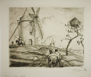 La llegada al molino de Louis Auguste Lepère