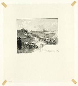 El Amanecer, lámina catorce de Le Long de la Seine et des Boulevards de Louis Auguste Lepère
