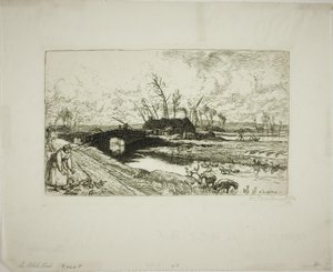El puente pequeño de Louis Auguste Lepère
