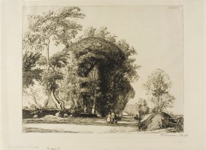 El camino a St. Gilles de Louis Auguste Lepère