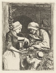 vendedor de verduras de Louis Bernard Coclers