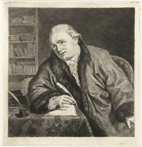 Retrato del compositor y grabador Johan Antoni Kauclitz Colizzi de Louis Bernard Coclers