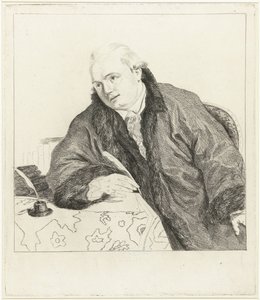 Retrato del compositor y grabador Johan Antoni Kauclitz Colizzi