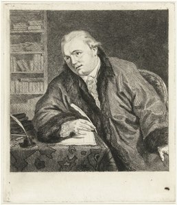 Retrato del compositor y grabador Johan Antoni Kauclitz Colizzi