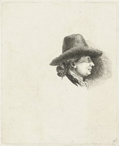 Hoja de estudio con retratos de Louis Bernard Coclers y su familia. de Louis Bernard Coclers