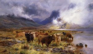 A través de Glencoe camino al Tay, 1899 de Louis Bosworth Hurt