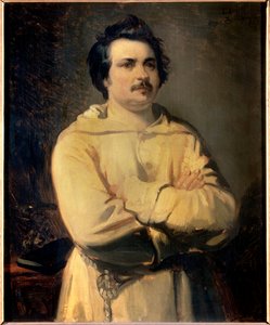 Retrato de Honoré de Balzac (1799-1850). Pintura de Louis Boulanger (1806-1867) Siglo XIX. Tours, Museo de Bellas Artes de Louis Boulanger