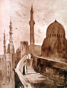La Ciudadela al amanecer, El Cairo, Egipto, 1928 de Louis Cabanes