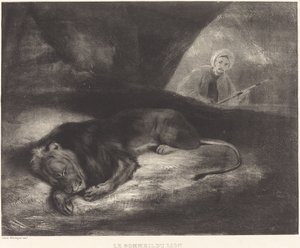 El sueño del león de Louis Candide Boulanger