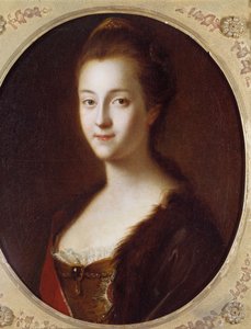 Retrato de Catalina II (1729-1796), Emperatriz de Rusia de Louis Caravaque