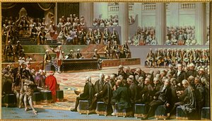 Apertura de los Estados Generales en Versalles el 5 de mayo de 1789 de Louis Charles Auguste Couder