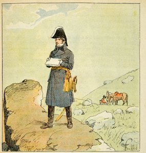 Ilustración de Louis Bombled del libro “El Memorial de Santa Helena” de Emmanuel de Las Cases: Retrato del mariscal Laurent de Gouvion Saint Cyr de Louis Charles Bombled