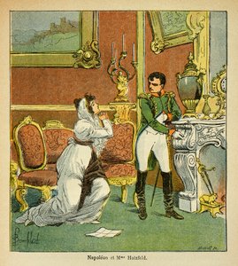 Clemencia del emperador Napoleón hacia la princesa de Hatzfeld, que pide la gracia de su esposo, de la colección privada de Louis Charles Bombled