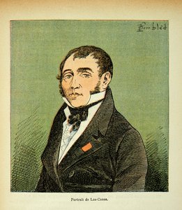 Ilustración de Louis Bombled del libro “El Memorial de Santa Helena” de Emmanuel de Las Cases: Retrato de Las Cases de Louis Charles Bombled
