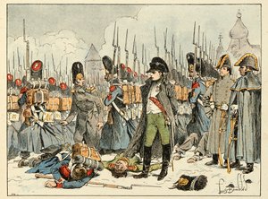 Ilustración tomada del libro “Los héroes del siglo”, relatos anecdóticos de Dick de Lonlay e ilustrado por Louis Bombled