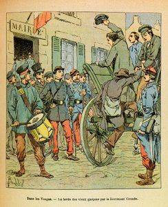 El ejército del Este: En los Vosgos, el ascenso de los viejos chicos por el teniente Coumes siguiendo las órdenes del gobierno de Tours de Louis Charles Bombled
