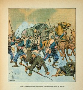 El ejército del Loira: Toma de una ambulancia prusiana por una compañía del 43.º de marcha de Louis Charles Bombled