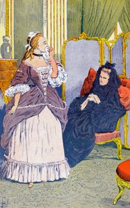 Sra. de Luxemburgo y la Princesa de Robecq de Louis Charles Bombled