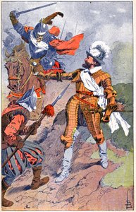 La batalla de Arques 1589 de Louis Charles Bombled