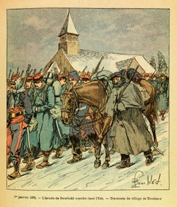 El Ejército del Este de Eugene Sergeant, conocido como Grenest, ilustrado por Louis Bombled (1862-1927): El 1 de enero de Louis Charles Bombled