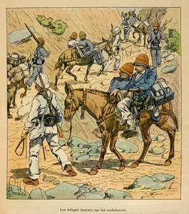 Anecdotario de la Guerra en Madagascar: Los Eclopes del Ejército escapan en ambulancias de fortuna en Madagascar de Louis Charles Bombled