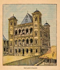 La Guerra en Madagascar-Historia Anecdótica de las Expediciones Francesas de 1885-1895: El Gran Palacio de la Reina Ranavalona III en Tananarive de Louis Charles Bombled