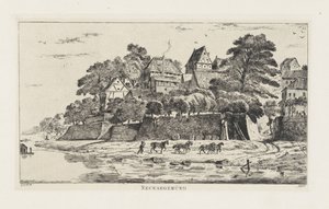 Vista de Neckargemünd (Baden-Wurtemberg) Neckargemünd (título sobre el objeto) de Louis Charles Hora Siccama