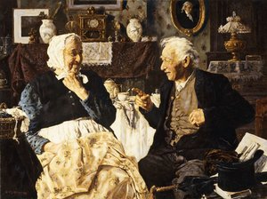 Té y conversación de Louis Charles Moeller
