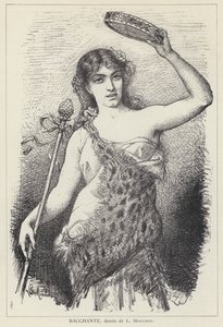 Bacante de Louis Claude Mouchot