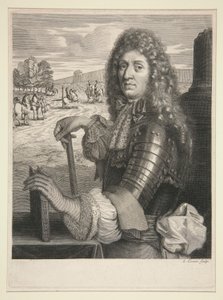 retrato de un noble en armadura