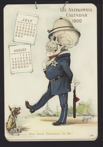 Ilustración para el Calendario Antikamnia, 1900
