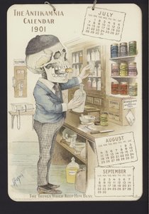 Ilustración para el Calendario Antikamnia, 1901