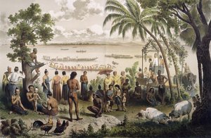 Carreras de piraguas en el río Bassac, del 