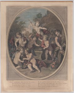 Sátira audaz en el fondo del bosque, 1714-39