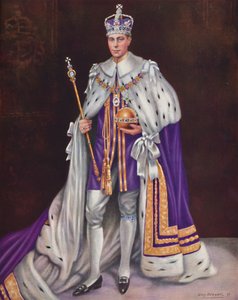 Su Majestad el Rey Jorge VI, 1937 de Louis Dezart