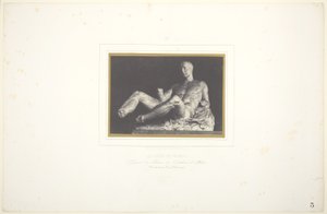 El Teseo de Fidias/ Fragmento del frontón del Partenón de Atenas/ Actualmente en el Museo Británico de Louis Désiré Blanquart Evrard