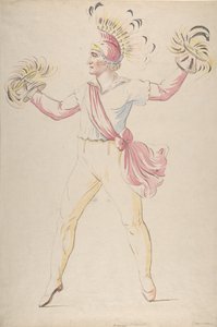 Franconi, girando conos en llamas, 1768-1810 de Louis Ducros