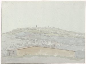 Visión de Montefusco
Vista de Montefusco (título en el objeto)
Viaje a Italia, Sicilia y Malta - 1778 (título de la serie) de Louis Ducros