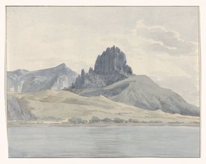 Vista de la costa de Pentidatilo frente al Cabo Spartivento
Vue de la côte de Pentidatilo au delà du Cap de Spartivento (título en el objeto)
Voyage en Italie, en Sicile et à Malte - 1778 (título de la serie)