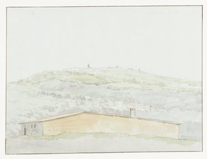 El camino hacia el paraíso de Brindisi
Columna antigua en el puerto de Brindisi (título en el objeto)
Viaje a Italia, Sicilia y Malta - 1778 (título de la serie) de Louis Ducros