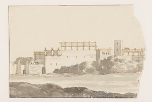 Klooster te Biseglia Viajes por Italia, Sicilia y Malta - 1778 (título de la serie) de Louis Ducros