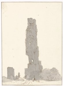 Ruïne van toren langs de grote weg tussen Terracina en Fondi
Torre delle sette facciate en la carretera principal entre Terracina y Fondi (título en el objeto)
Viaje a Italia, Sicilia y Malta - 1778 (título de la serie) de Louis Ducros