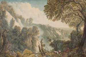 Las Cascadas en Tívoli de Louis Ducros