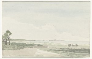 Vista de la ciudad de Gallipoli
Vista lejana de la ciudad de Gallipoli (título en el objeto)
Viaje a Italia, Sicilia y Malta - 1778 (título de la serie) de Louis Ducros
