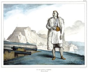 Un Suliote en Corfú, Nicolo Pervoli, en 